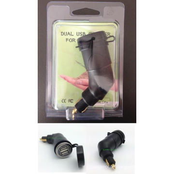 Motorcycle DIN Hella B-M-W Styleusb Charger /Dual USB Charger